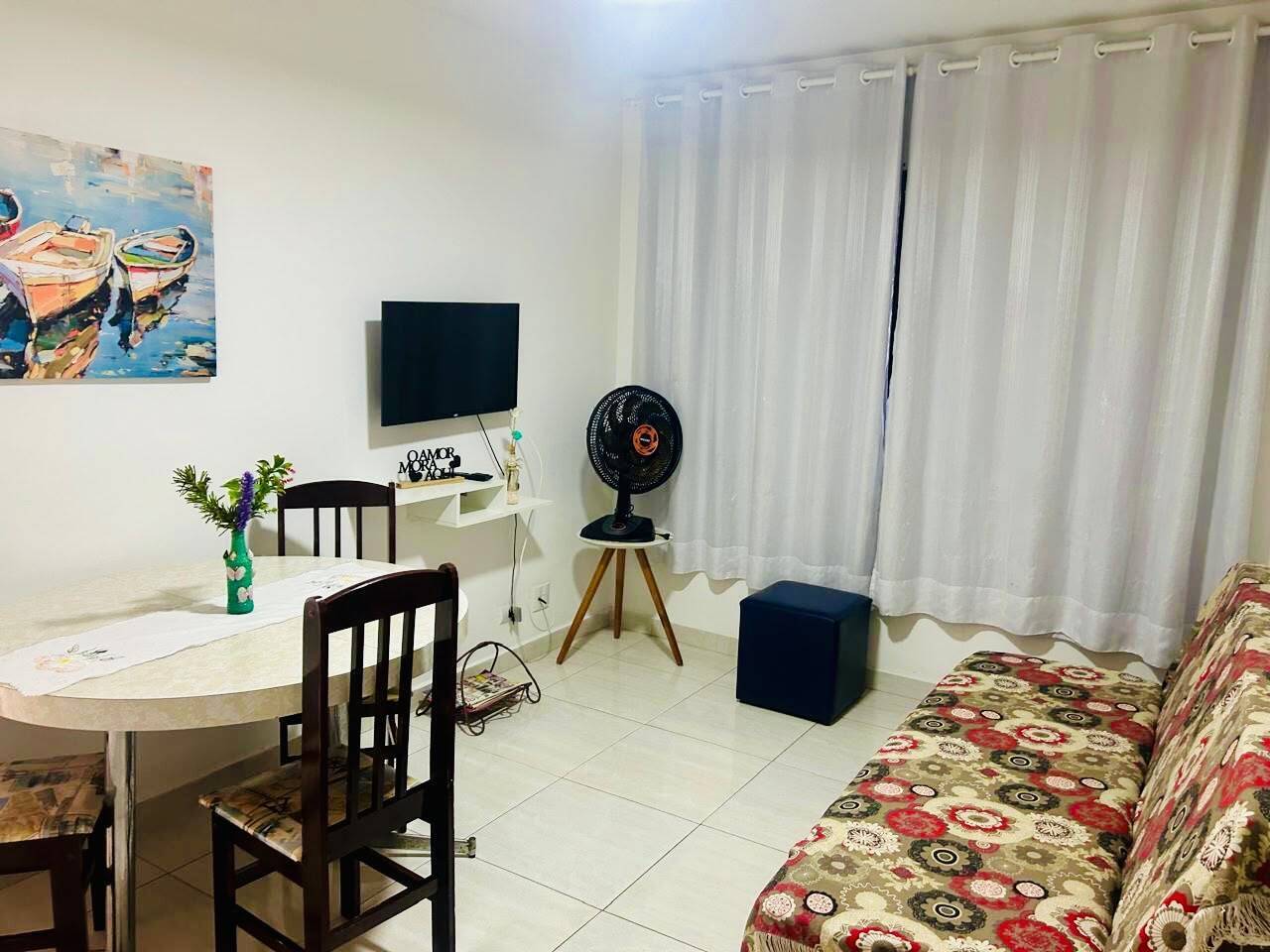 Apartamento a venda  1 dormitório mobiliado no tombo Guarujá SP