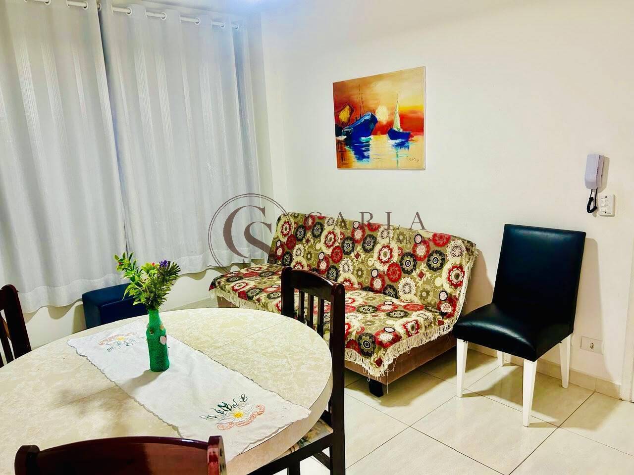 Apartamento a venda  1 dormitório mobiliado no tombo Guarujá SP