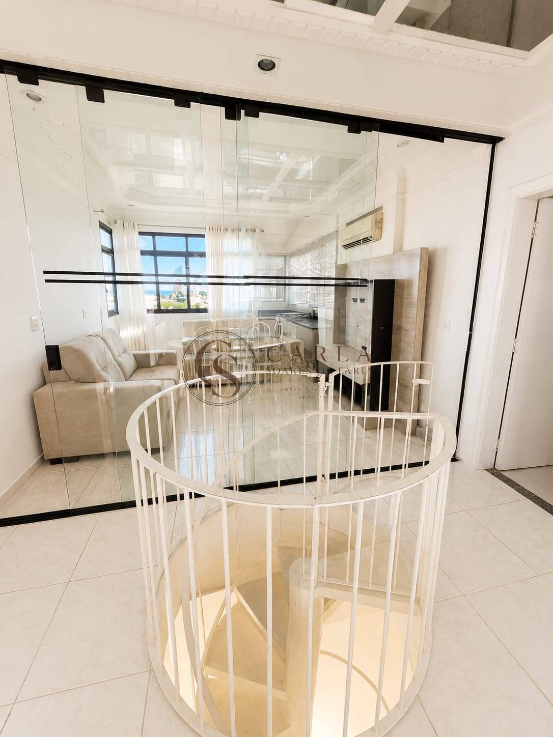 Cobertura Duplex Mobiliada– Praia do Tombo, Guarujá (Locação Anual)