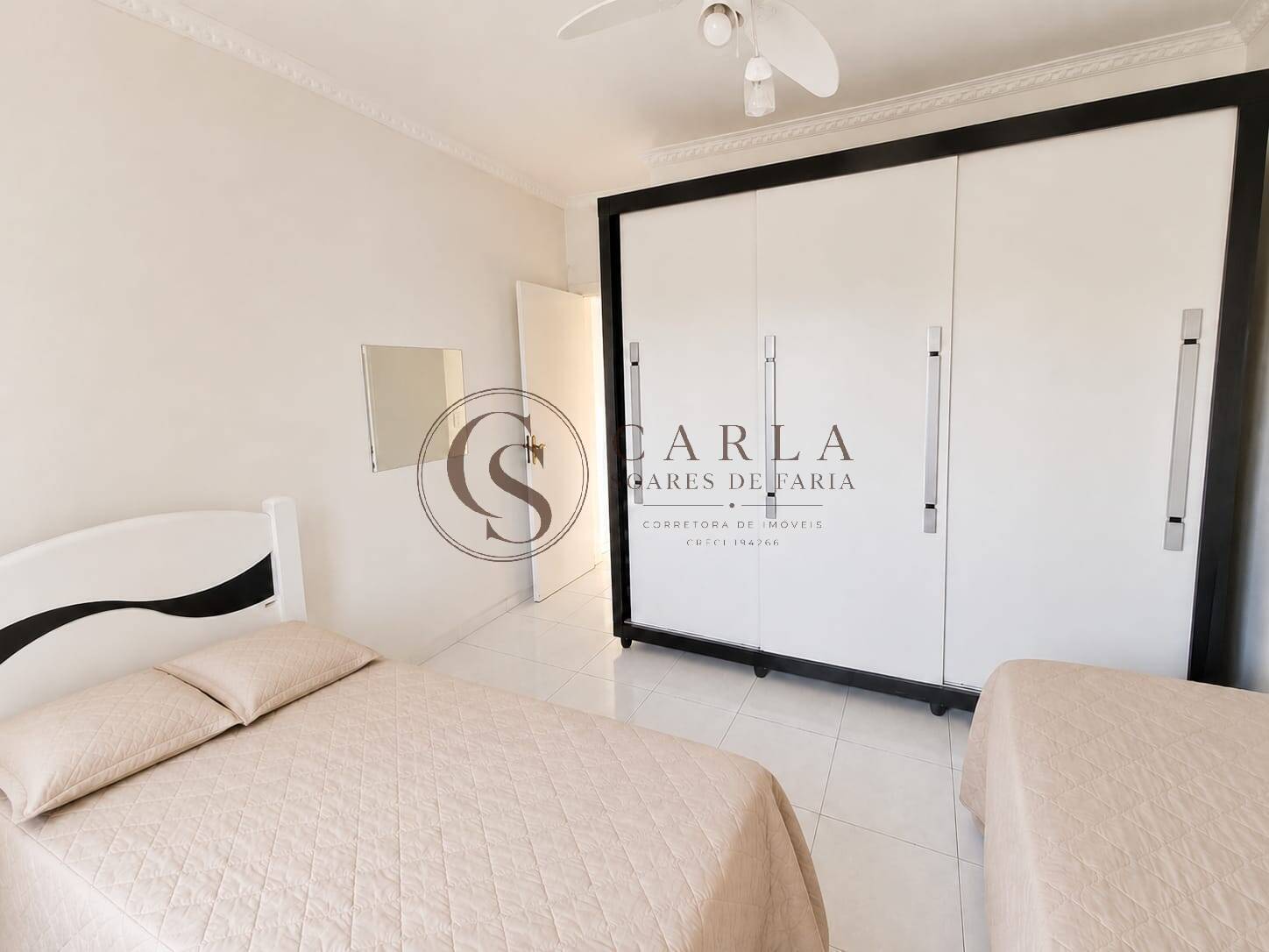 Cobertura Duplex Mobiliada– Praia do Tombo, Guarujá (Locação Anual)