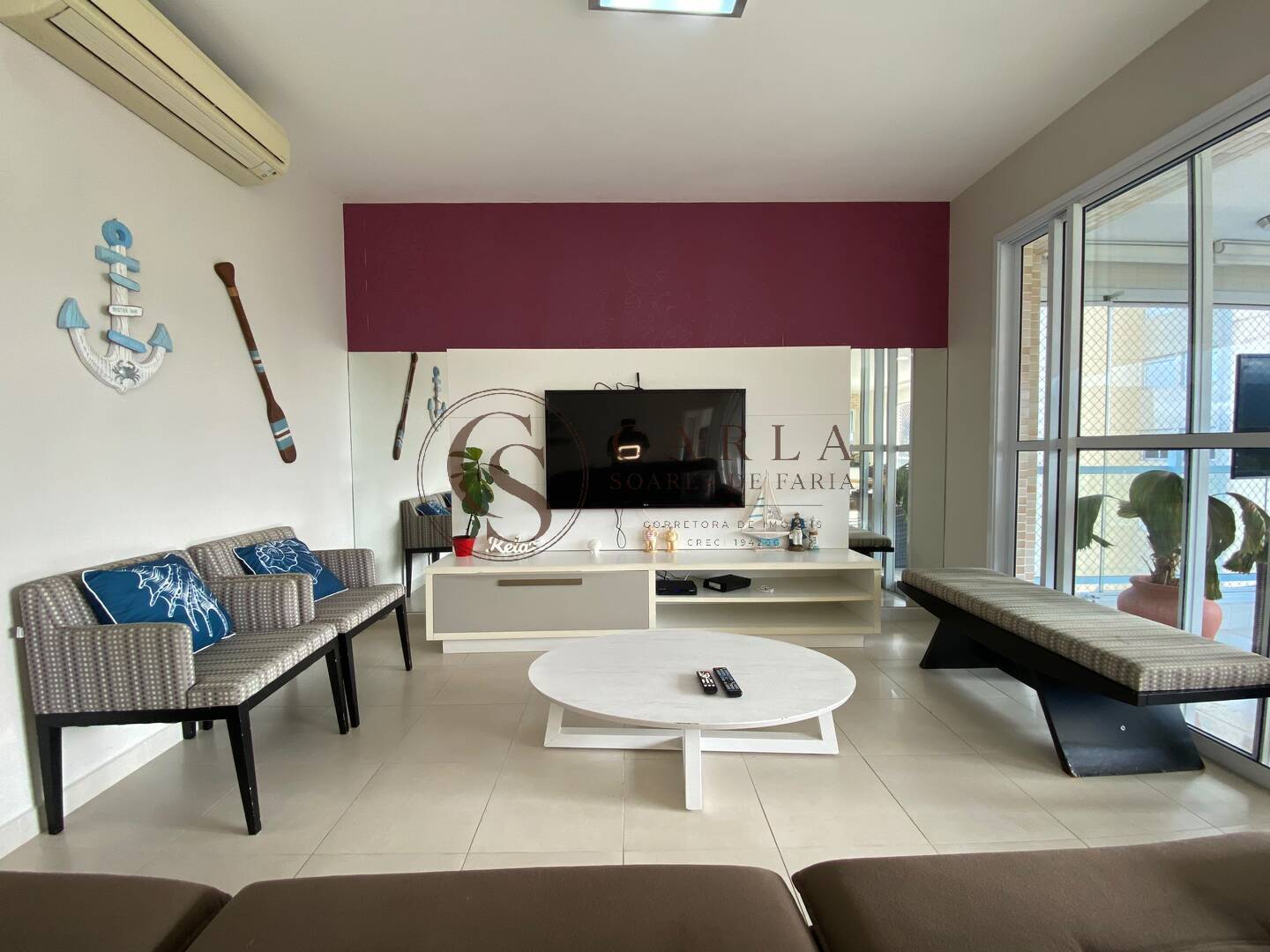 Apartamento sofisticado na Praia da Enseada | 158 m² | 3 suítes | 3 vagas